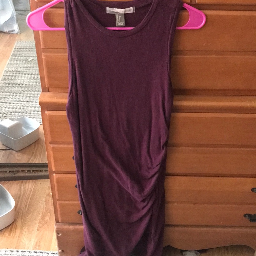 Maroon bodycon dress